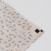 Wooden Floral Hand Carved Mandala Square Wall Decor-48X48