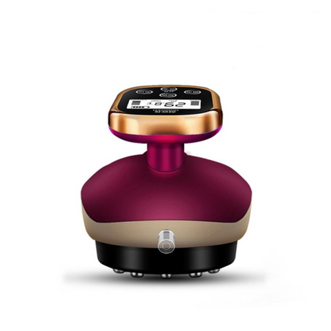 Electric Cupping Massage LCD Display Gua Sha Scraping EMS Body