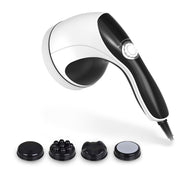 Full Body Vibration Handheld Massager - 4 Massage Heads Neck Shoulders