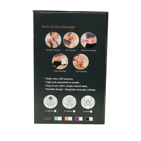 Full Body Vibration Handheld Massager - 4 Massage Heads Neck Shoulders