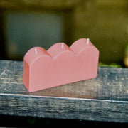 Scallop Soy Pillar Candle - Solid Colorways